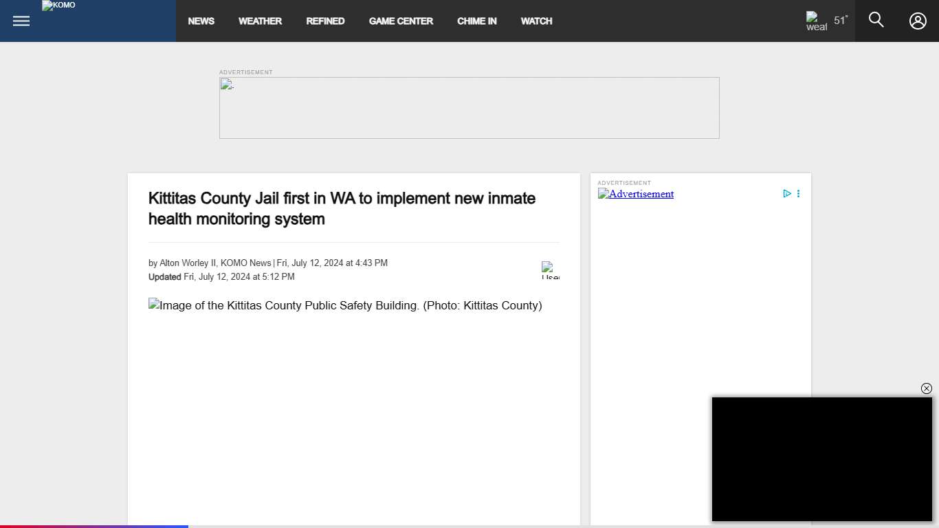 Kittitas County Jail first in WA to implement new inmate health monitoring system